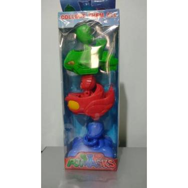 Imagem de Brinquedo Kit 3 Carrinhos Maskis Corujita de Fricção - Brinquedos Neid
