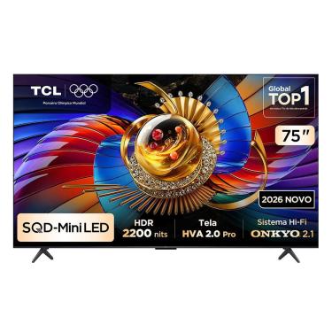 Imagem de Smart TV TCL 75 Polegadas SQD-Mini LED 4K Q7D Pro WiFi Bluetooth Google TV HDR10+ 144 Hz 75Q7DPRO