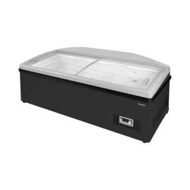 Imagem de Freezer Ilha Horizontal Fricon Frost Free 650L Deslizante Preto 220V, 