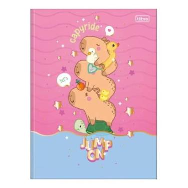 Imagem de Caderno Brochura 1/4 Capyclub 80 fls. Tilibra