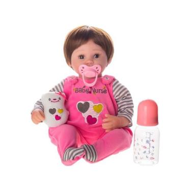 Boneca Bebê Reborn Laura Baby RAfael 18 Vinil : : Brinquedos  e Jogos