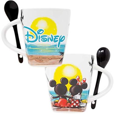 Imagem de Caneca Mickey Minnie Sunset Gazers 325 ml c/ colher, multi