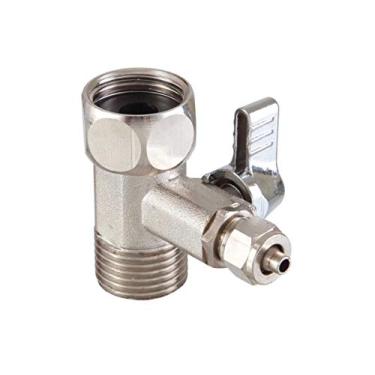 Imagem de Adaptador T 1/2" p/mangueira de 5/16" ou 8mm com registro