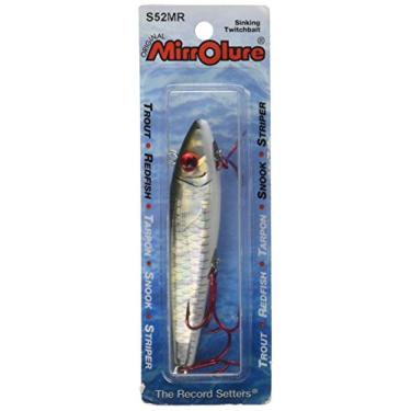 Imagem de Mirrolure S52MR-18 S3 Sinkin Twitchbait Verde Bk/Branco/Prata 9,5 cm 1/56.7 g