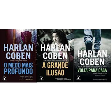 Imagem de Kit 3 Livro Harlan Coben Medo M Profundo + Grande Ilusão