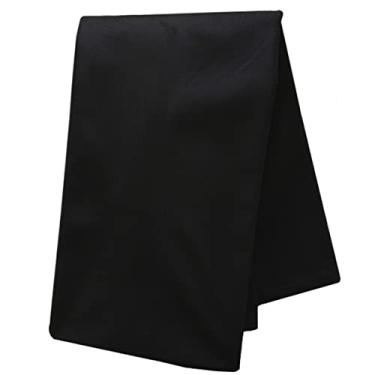 Imagem de Manta Xale Veludo Liso Sofá Decoração 1,32x2,10m (Preto)