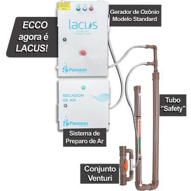 Imagem de Ozonizador Lacus Standard 300 Lagos Até 300.000l 220 Panozon