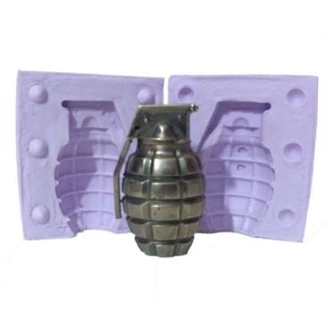 Imagem de Molde De Silicone Bomba, Granada 3D