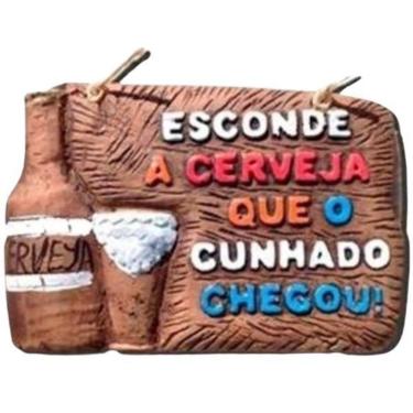 Imagem de Placa De Churrasco Decorativa - Esconde Que O Cunhado Chegou