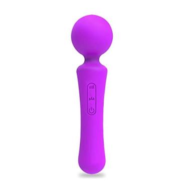 Imagem de Vibrador Varinha Mágica Para Mulheres Poderoso Vibrador Sexual Estimulador Sexual Feminino 20 Frequências Zatla Zatla (Roxo)