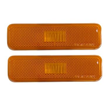 Imagem de KYYET Lente âmbar Sinal Frontal Lateral Lâmpada Compatível com Caminhonete Dodge Ram Plymouth Ramcharger #3587436