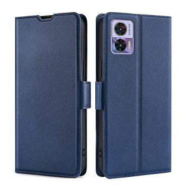 Imagem de For Motorola Edge 30 Neo Ultra-thin Voltage Side Buckle Horizontal Flip Leather Phone Case