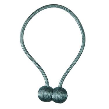 Imagem de Cortina de bola de pérola magnética prendedores de fivela prendedores de fivela acessório hastes de cortina acessórios, azul lago, 4 peças