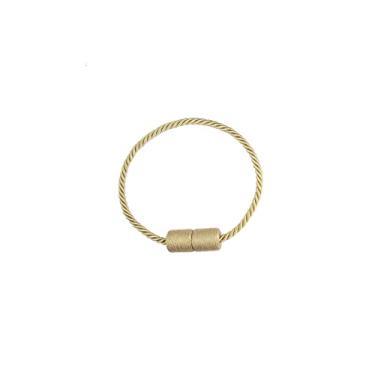 Imagem de 2 peças cortina magnética tieback cilindro pendurada fivela cinta corda acessórios para quarto cortina decoração, ouro, 2 peças