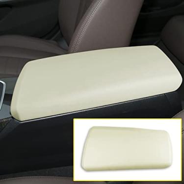 Imagem de FINMOKAL Abs E Couro Para BMW Série 3 2020 Console Central Guarnição Da Tampa Da Caixa Do Apoio De Braço Branco
