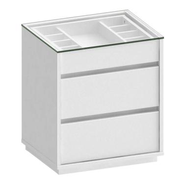 Imagem de Mesa de Cabeceira Belize 3 GV Branca