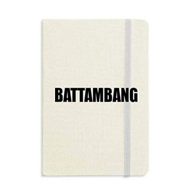 Imagem de Caderno Battambang Cidade do Camboja Capa Rígida Diário Clássico A5 Presente