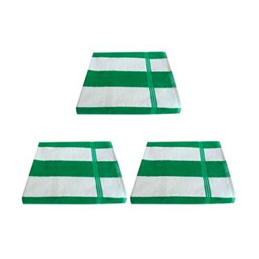 Imagem de Kit 3 Toalhas Banho Para Praia Piscina - Verde - Lufamar