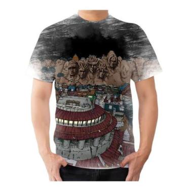 Imagem de Camisa Camiseta Personalizada Vila Da Folha Anime Naruto - Estilo Krak