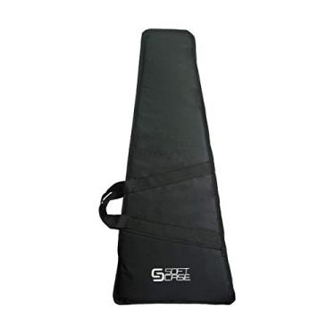Imagem de Capa para Guitarra Infantil Start Soft Case Almofadada Preto - Proteção Leve e Resistente