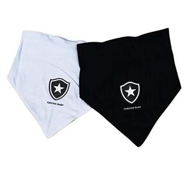 Imagem de Kit Babador Bandana Botafogo 2 Pçs Torcida Baby