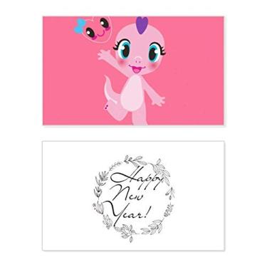 Imagem de Dinosaur Kingdom Love You New Year Festival Cartão de felicitações Bless Message Present