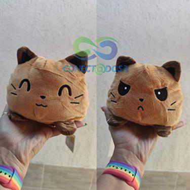 Imagem de Pelúcia gatinho Reversível (Marrom)