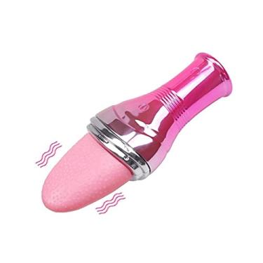 Imagem de Vibrador Língua Lambendo Ponto G Massagem Clitóris Estimulador Feminino Brinquedos Sexuais Zatla Shop