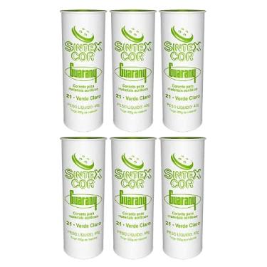 Imagem de Corante Materiais Acrílicos Sintexcor Guarany 6u Verde Claro