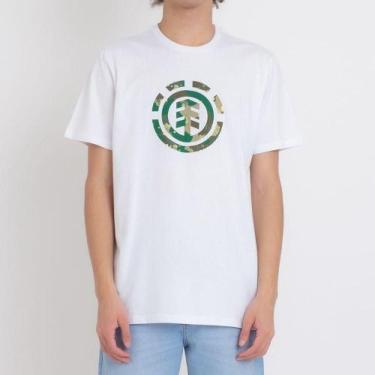 Imagem de Camiseta Element Water Camo Icon Fill Masculina Branco