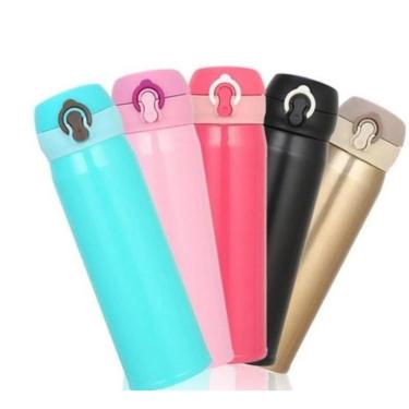 Imagem de Garrafa Térmica 500ml Aço Inquebrável Trava Vacuum Cup Academia Treino Pesado-Unissex