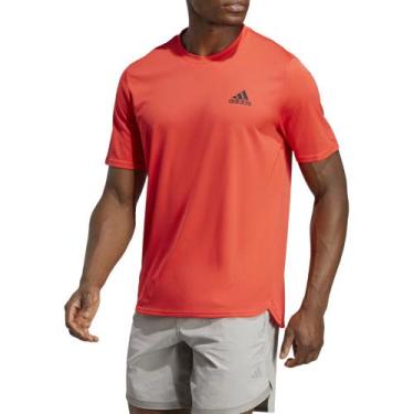 Imagem de Camiseta Adidas Design 4 Move Vermelho Alaranjado - Masculino
