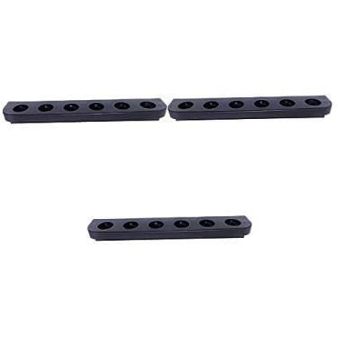 Imagem de BESPORTBLE 3 Conjuntos De Bilhar De Tacos Montados Em Suporte Para Acessórios De Bilhar Tipo Montagem De Acessórios De Exibição Armazenamento Cue-Slot Rack De Parede Suporte De Plástico