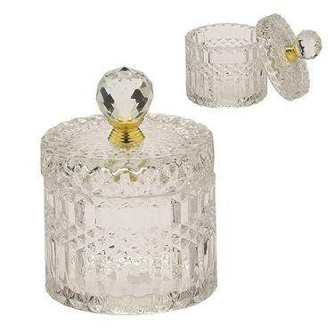 Imagem de Vaso Potiche Decorativo Transparente 13cm