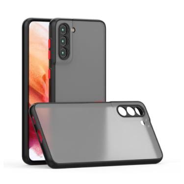 Imagem de Capa Capinha Preta Translucida Com Proteção de Câmera Compatível Com Samsung Galaxy A54 5G - (Hard Glass Store)