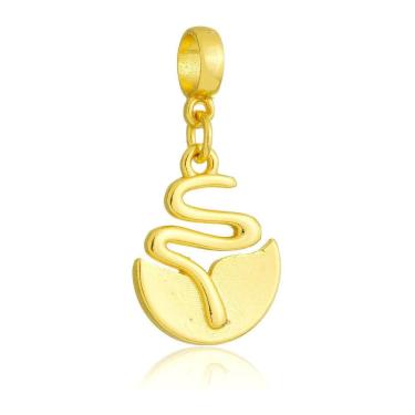 Imagem de Pingente Berloque de Símbolo da Biologia Pandora Banhado a Ouro 18k - Premium