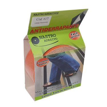 Imagem de Fita Adesiva Antiderrapante 50mm X 5m Para Escadas E Rampas