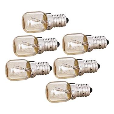 Imagem de Bettomshin, Pacote com 6 lâmpadas de micro-ondas sobre fogão substituição de eletrodoméstico 15W incandescente para geladeira, exaustor E14 Warmwhite 2700K