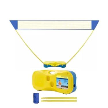 Imagem de Rede De Badminton Leve Com Caixa De Armazenamento, Suporte De Rede De Badminton Dobrável, Para Quintal De Grama De Parque De Campo Esportivo (Color : Yellow, Size : 3x1.55m/10x5.08ft)