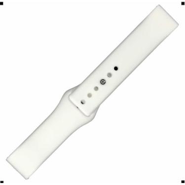 Imagem de Pulseira Borracha 20mm Gts 2 3 4 Mini Galaxy Active DM ACESSÓRIOS (BRANCO)