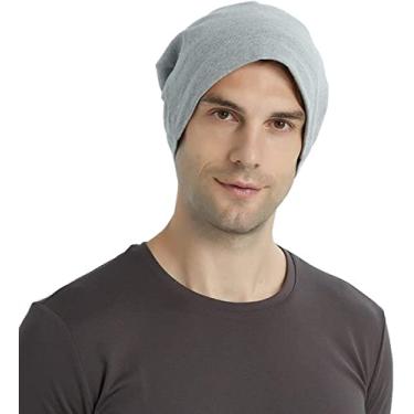 Imagem de Boné unissex antiradiação, fibra prateada, eletromagnético, onda, proteção RFID, proteção EMF, gorro 5G WiFi, Cinza, Tamanho Único