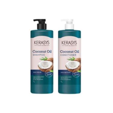 Imagem de Kit Shampoo E Condicionador Kerasys Coconut Oil 2X1000ml