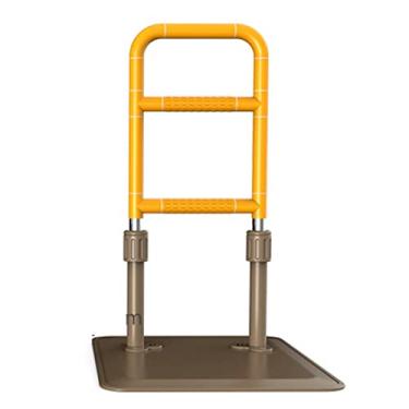 Imagem de Compacto Trilhos de segurança para banheiro resistente Trilhos de banheiro para idosos Barra de apoio para banheiro Alças de estrutura de assistência médica, altura ajustável Estrutura de suporte