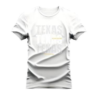 Imagem de Camiseta Algodão Estampada Unissex T-Shirt Confortável The Lone Star State-Unissex