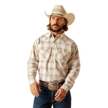 Imagem de ARIAT Camiseta masculina Pro Series Prescott de modelagem clássica, Concha de areia, G