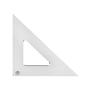 Imagem de Alvin, SK450-8, régua triangular, 20,32 cm, ferramenta de geometria matemática - 45/90 graus
