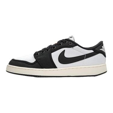 Imagem de Nike Tênis masculino Air Jordan 1 Low, Branco/vela preta, 12.5