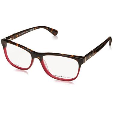 Imagem de Óculos Kate Spade MYRNA 065T Havana escura bordô/00 lentes de demonstração