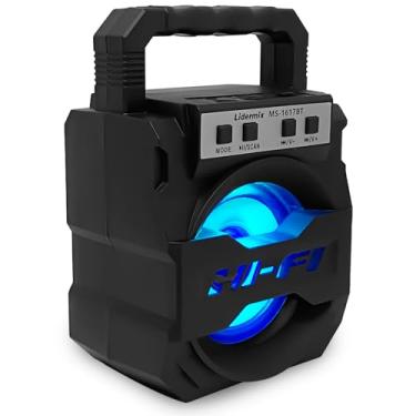 Imagem de Caixa de Som Caixinha de Som Bluetooth Tws 10w Para Festas Eventos Dj Aux Mp3 Cartão De Memória Usb Potente Portátil Casa Comércio