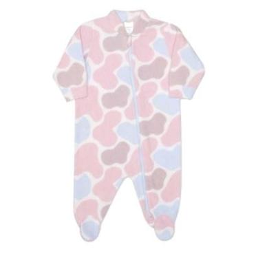 Imagem de Macacão Bebê Feminino Dedeka Soft Vaquinha Mimosa Rosa - 246-Feminino